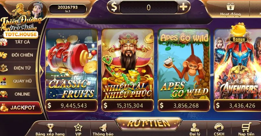 Đa dạng trò chơi tại 999ok uy tín